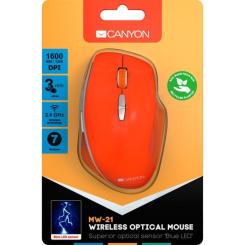 Мышка Canyon MW-21 Wireless Blue LED Red Фото 5