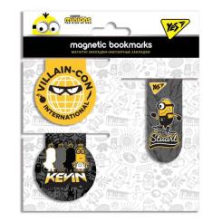 Закладки для книг Yes магнітні Minions, 3 шт Фото