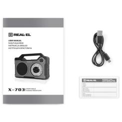Портативный радиоприемник REAL-EL X-703 Фото 8