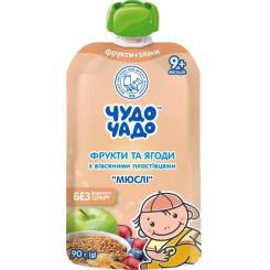 Детское пюре Чудо-Чадо "Мюсли" фруктово-ягодное 9м+ 90г Фото