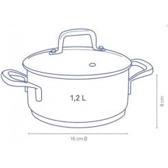 Кастрюля Kela Flavoria 1,2 л Фото 2