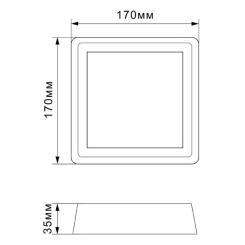 Светильник TITANUM LED 18W 5000K 220V Фото 2