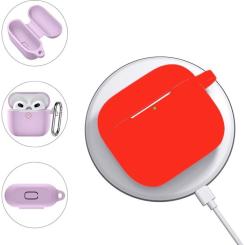 Чехол для наушников BeCover Silicon для Apple AirPods (3nd Gen) Red Фото 3