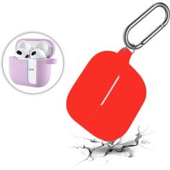 Чехол для наушников BeCover Silicon для Apple AirPods (3nd Gen) Red Фото 4