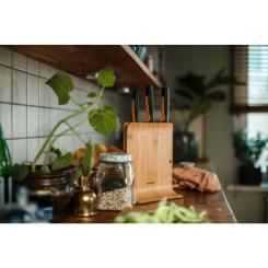 Набор ножей Fiskars Functional Form Bamboo 3 шт Фото 1