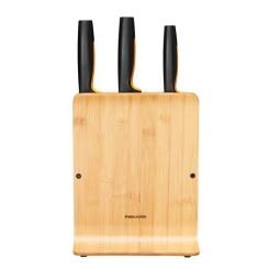 Набор ножей Fiskars Functional Form Bamboo 3 шт Фото 3
