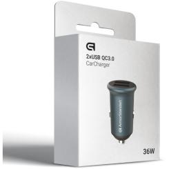 Зарядное устройство Armorstandart Car 2xUSB QC3.0 Grey Фото 5