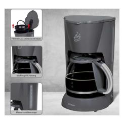 Капельная кофеварка Bomann КА 183 CB grey Фото 2