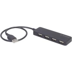 Концентратор Gembird USB 2.0 4 ports black Фото