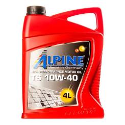 Моторное масло Alpine 10W-40 ТS 4л Фото
