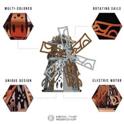 Конструктор Metal Time коллекционная модель Mysterious Mill Фото 2