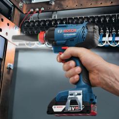 Гайковерт Bosch GDX 180-Li, 2х18 В, M6-M14, кейс Фото 1