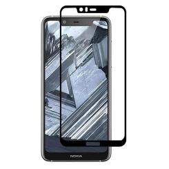 Стекло защитное PowerPlant Full screen Nokia 5.1 Plus, Black Фото
