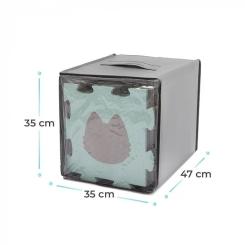 Детский коврик Kinderkraft Luno Shapes Mint 30 элементов Фото 5