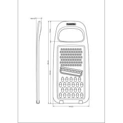 Терка Tramontina Big Hole Utilita Black Фото 1