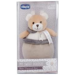 Игрушка-подвеска Chicco музична Ведмежа Doudou Фото 2