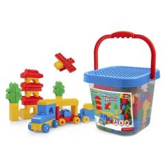 Конструктор Wader Ведро с конструктором большое Фото 2