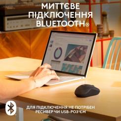 Мышка Logitech M240 Silent Bluetooth Graphite Фото 2