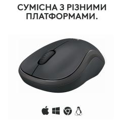 Мышка Logitech M240 Silent Bluetooth Graphite Фото 6