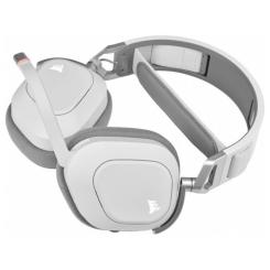 Наушники Corsair HS80 RGB Wireless White Фото 2