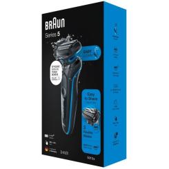 Электробритва Braun Series 5 51-B1000s BLACK / BLUE Фото 7