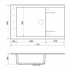 Мойка кухонная GRANADO Almeria marron Фото 5