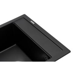 Мойка кухонная GRANADO MERIDA black shine Фото 2