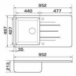 Мойка кухонная GRANADO MORA ivory Фото 5