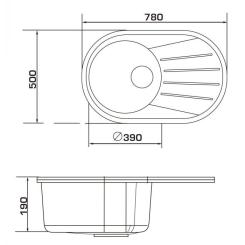 Мойка кухонная GRANADO MURCIA white Фото 5