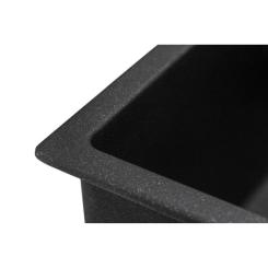 Мойка кухонная GRANADO Under top black shine Фото 2