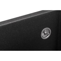 Мойка кухонная GRANADO Under top black shine Фото 4