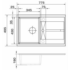 Мойка кухонная GRANADO VALENCIA marron Фото 5