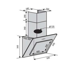 Вытяжка кухонная Ventolux FIORE 60 IVG (700) PB Фото 5