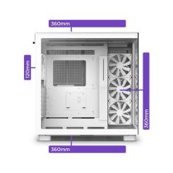 Корпус для ПК NZXT H9 Flow Edition White Фото 8