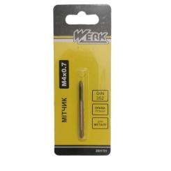Метчик Werk M4x0.7мм, 1шт. Фото 1