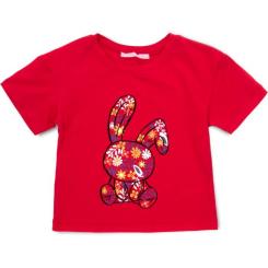 Футболка детская First kids із зайчиком Фото