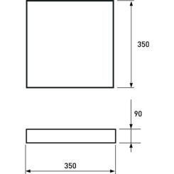 Светильник Eurolamp Crystal Square T16 50W 3000K-6500K Фото 2