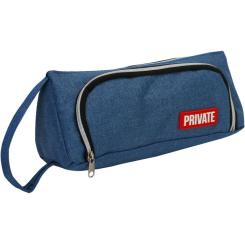 Пенал Cool For School 2 отделение Синий Фото