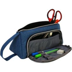 Пенал Cool For School 2 отделение Синий Фото 1