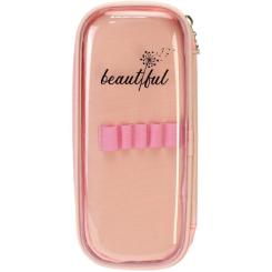 Пенал Cool For School 2 відділення Бежевий Фото