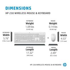 Комплект HP 230 Wireless UA White Фото 1