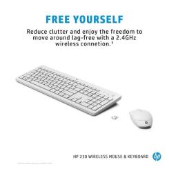 Комплект HP 230 Wireless UA White Фото 2
