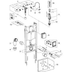 Инсталляция Grohe QuickFix 38971000 Фото 6