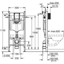 Инсталляция Grohe QuickFix 38971000 Фото 7