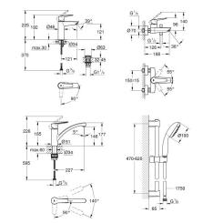 Смеситель Grohe QuickFix UA202301KE Фото 11