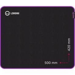 Коврик для мышки Lorgar Main 315 Black/Purple Фото