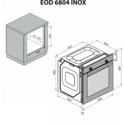 Духовой шкаф Minola EOD 6804 INOX Фото 11
