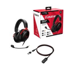 Наушники HyperX Cloud III Black-Red Фото 7