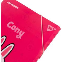 Папка на резинках Yes A4 Line Friends Cony Фото 2