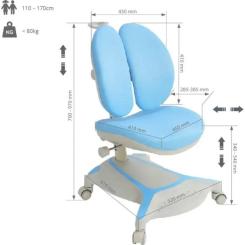 Детское кресло Cubby Bunias Blue Фото 9